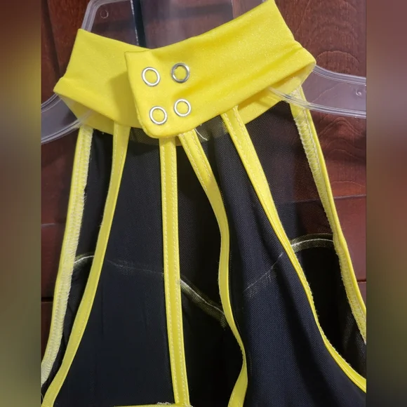 Weissman Showtime 13331 Forever Love Yellow & Black Jazz Tap Dance Costume 7 y